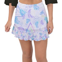 Hawaii T- Shirt Hawaii Love Flowers Trend T- Shirt Fishtail Mini Chiffon Skirt by maxcute