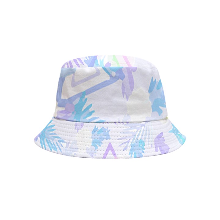 Hawaii T- Shirt Hawaii Love Flowers Trend T- Shirt Bucket Hat (Kids)