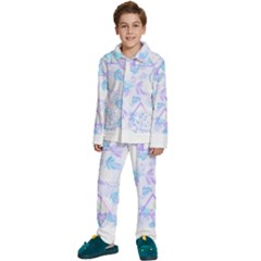 Hawaii T- Shirt Hawaii Love Flowers Trend T- Shirt Kids  Long Sleeve Velvet Pajamas Set by maxcute