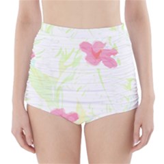 Hawaii T- Shirt Hawaii Mahalo Trend T- Shirt High-waisted Bikini Bottoms by maxcute