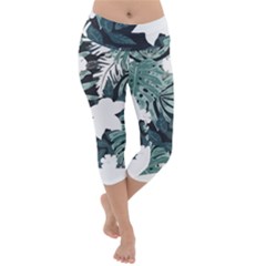 Hawaii T- Shirt Hawaii Mayan Pattern T- Shirt Lightweight Velour Capri Yoga Leggings by maxcute