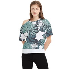 Hawaii T- Shirt Hawaii Mayan Pattern T- Shirt One Shoulder Cut Out Tee by maxcute