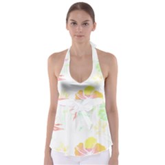 Hawaii T- Shirt Hawaii Meadow Fashion T- Shirt Babydoll Tankini Top