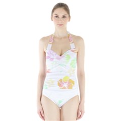 Hawaii T- Shirt Hawaii Meadow Fashion T- Shirt Halter Swimsuit by maxcute