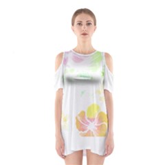 Hawaii T- Shirt Hawaii Meadow Fashion T- Shirt Shoulder Cutout One Piece Dress by maxcute