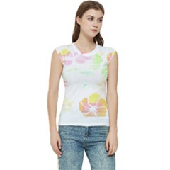 Hawaii T- Shirt Hawaii Meadow Fashion T- Shirt Women s Raglan Cap Sleeve Tee