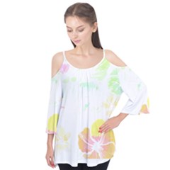 Hawaii T- Shirt Hawaii Meadow Fashion T- Shirt Flutter Tees