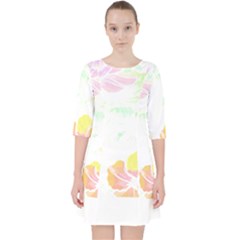 Hawaii T- Shirt Hawaii Meadow Fashion T- Shirt Quarter Sleeve Pocket Dress