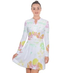 Hawaii T- Shirt Hawaii Meadow Fashion T- Shirt Long Sleeve Panel Dress