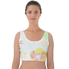 Hawaii T- Shirt Hawaii Meadow Fashion T- Shirt Velvet Crop Top