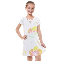 Hawaii T- Shirt Hawaii Meadow Fashion T- Shirt Kids  Cross Web Dress