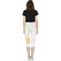 Hawaii T- Shirt Hawaii Meadow Fashion T- Shirt Inside Out Lightweight Velour Capri Leggings  View2