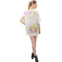 Hawaii T- Shirt Hawaii Meadow Fashion T- Shirt Oversized Chiffon Top View2