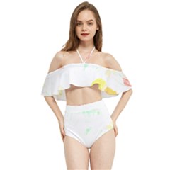 Hawaii T- Shirt Hawaii Meadow Fashion T- Shirt Halter Flowy Bikini Set 