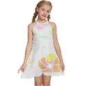 Hawaii T- Shirt Hawaii Meadow Fashion T- Shirt Kids  Halter Collar Waist Tie Chiffon Dress View1