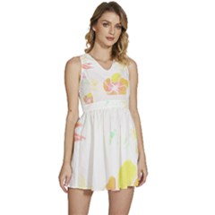 Hawaii T- Shirt Hawaii Meadow Fashion T- Shirt Sleeveless High Waist Mini Dress