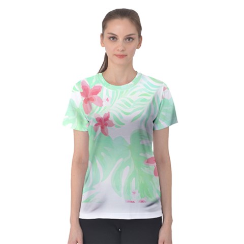 Hawaii T- Shirt Hawaii Meadow Trend T- Shirt Women s Sport Mesh Tee by maxcute