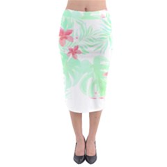 Hawaii T- Shirt Hawaii Meadow Trend T- Shirt Midi Pencil Skirt by maxcute