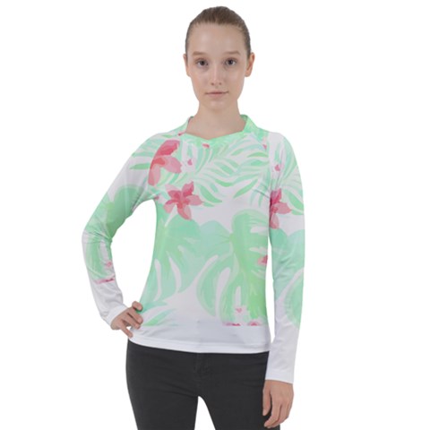 Hawaii T- Shirt Hawaii Meadow Trend T- Shirt Women s Pique Long Sleeve Tee by maxcute