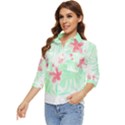 Hawaii T- Shirt Hawaii Meadow Trend T- Shirt Women s Quarter Sleeve Pocket Shirt View3