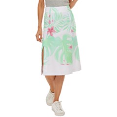 Hawaii T- Shirt Hawaii Meadow Trend T- Shirt Midi Panel Skirt by maxcute