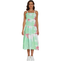 Hawaii T- Shirt Hawaii Meadow Trend T- Shirt Sleeveless Shoulder Straps Boho Dress