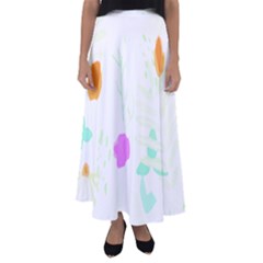 Hawaii T- Shirt Hawaii Ohana Fashion T- Shirt Flared Maxi Skirt by maxcute