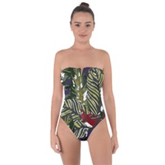 Hawaii T- Shirt Hawaii Pattern Garden T- Shirt Tie Back One Piece Swimsuit by maxcute