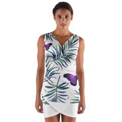 Hawaii T- Shirt Hawaii Peacock Pattern T- Shirt Wrap Front Bodycon Dress by maxcute