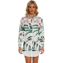 Hawaii T- Shirt Hawaii Puff Pattern T- Shirt Womens Long Sleeve Shirt Dress