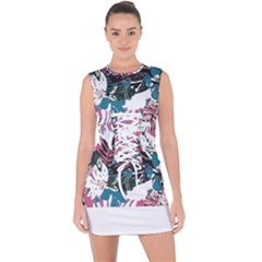 Hawaii T- Shirt Hawaii Quater Pattern T- Shirt Lace Up Front Bodycon Dress by maxcute