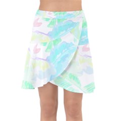 Hawaii T- Shirt Hawaii Sole Flowers T- Shirt Wrap Front Skirt by maxcute