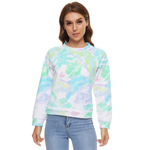 Hawaii T- Shirt Hawaii Sole Flowers T- Shirt Women s Long Sleeve Raglan Tee by maxcute