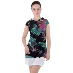 Hawaii T- Shirt Hawaii Trend Garden T- Shirt Drawstring Hooded Dress by maxcute