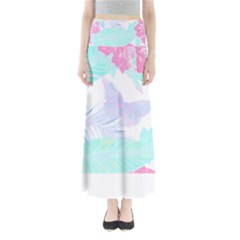 Hawaii T- Shirt Hawaii Umbelifloral Pattern T- Shirt Full Length Maxi Skirt by maxcute