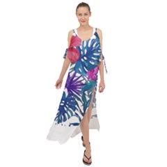 Hawaii T- Shirt Hawaii Valley Garden T- Shirt Maxi Chiffon Cover Up Dress by maxcute