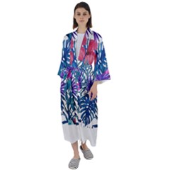 Hawaii T- Shirt Hawaii Valley Garden T- Shirt Maxi Satin Kimono by maxcute