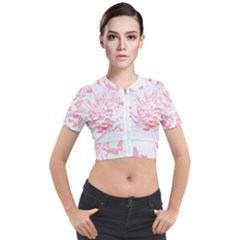 Hawaii T- Shirt Hawaii Waterfall Flowers T- Shirt Short Sleeve Cropped Jacket by maxcute