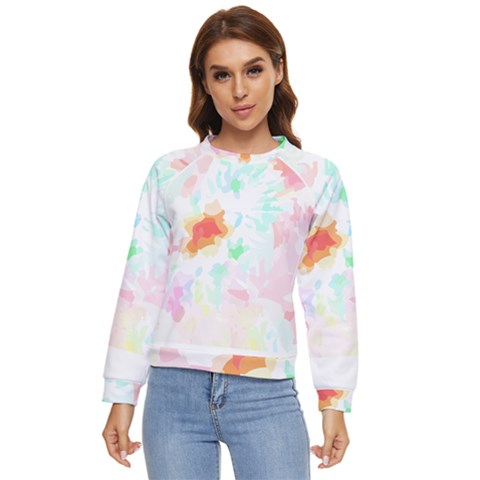 Hawaii T- Shirt Hawaii Wax Flowers T- Shirt Women s Long Sleeve Raglan Tee by maxcute