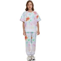 Hawaii T- Shirt Hawaii Wax Flowers T- Shirt Kids  Tee And Pants Sports Set by maxcute