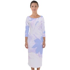 Hawaii T- Shirt Hawaii Woods Kisses T- Shirt Quarter Sleeve Midi Bodycon Dress by maxcute