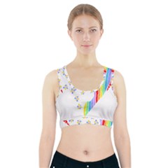 Heart Design T- Shirtheart T- Shirt (1) Sports Bra With Pocket by maxcute