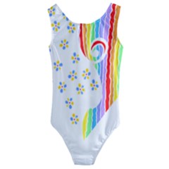 Heart Design T- Shirtheart T- Shirt (1) Kids  Cut-out Back One Piece Swimsuit by maxcute