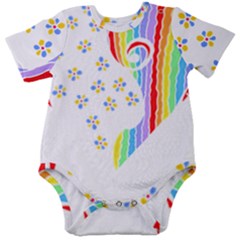 Heart Design T- Shirtheart T- Shirt (1) Baby Short Sleeve Bodysuit by maxcute