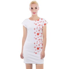 Heart Design T- Shirtheart T- Shirt Cap Sleeve Bodycon Dress by maxcute