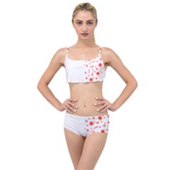 Heart Design T- Shirtheart T- Shirt Layered Top Bikini Set by maxcute