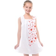 Heart Design T- Shirtheart T- Shirt Kids  Cross Back Dress by maxcute