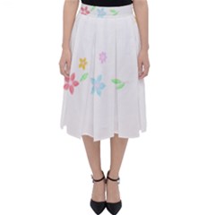 Hello Spring T- Shirt Happy Spring Yall Flowers Bloom Floral First Day Of Spring T- Shirt Classic Midi Skirt by maxcute