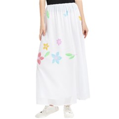 Hello Spring T- Shirt Happy Spring Yall Flowers Bloom Floral First Day Of Spring T- Shirt Maxi Chiffon Skirt by maxcute