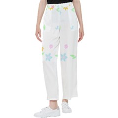 Hello Spring T- Shirt Happy Spring Yall Flowers Bloom Floral First Day Of Spring T- Shirt Women s Pants  by maxcute